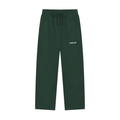 Solid Color Straight-Leg Sweatpants