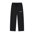Solid Color Straight-Leg Sweatpants