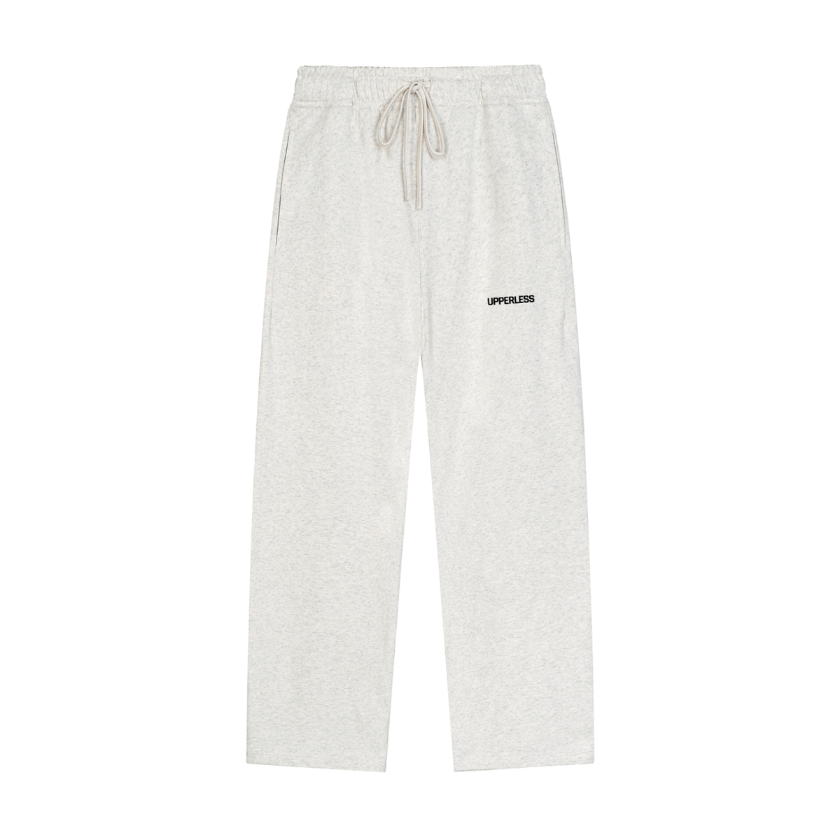 Solid Color Straight-Leg Sweatpants